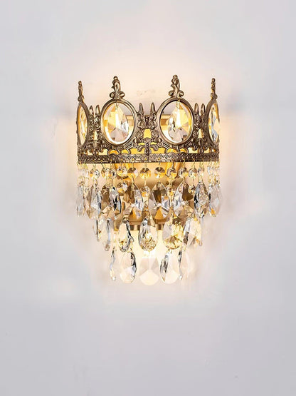 Vintage Crystal Wall Lamp Sconce LED Indoor Lighting