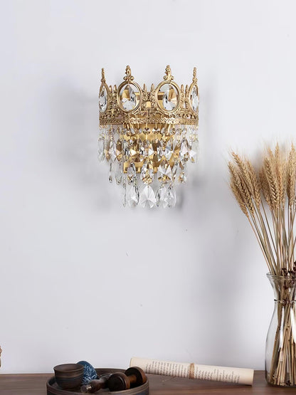 Vintage Crystal Wall Lamp Sconce LED Indoor Lighting