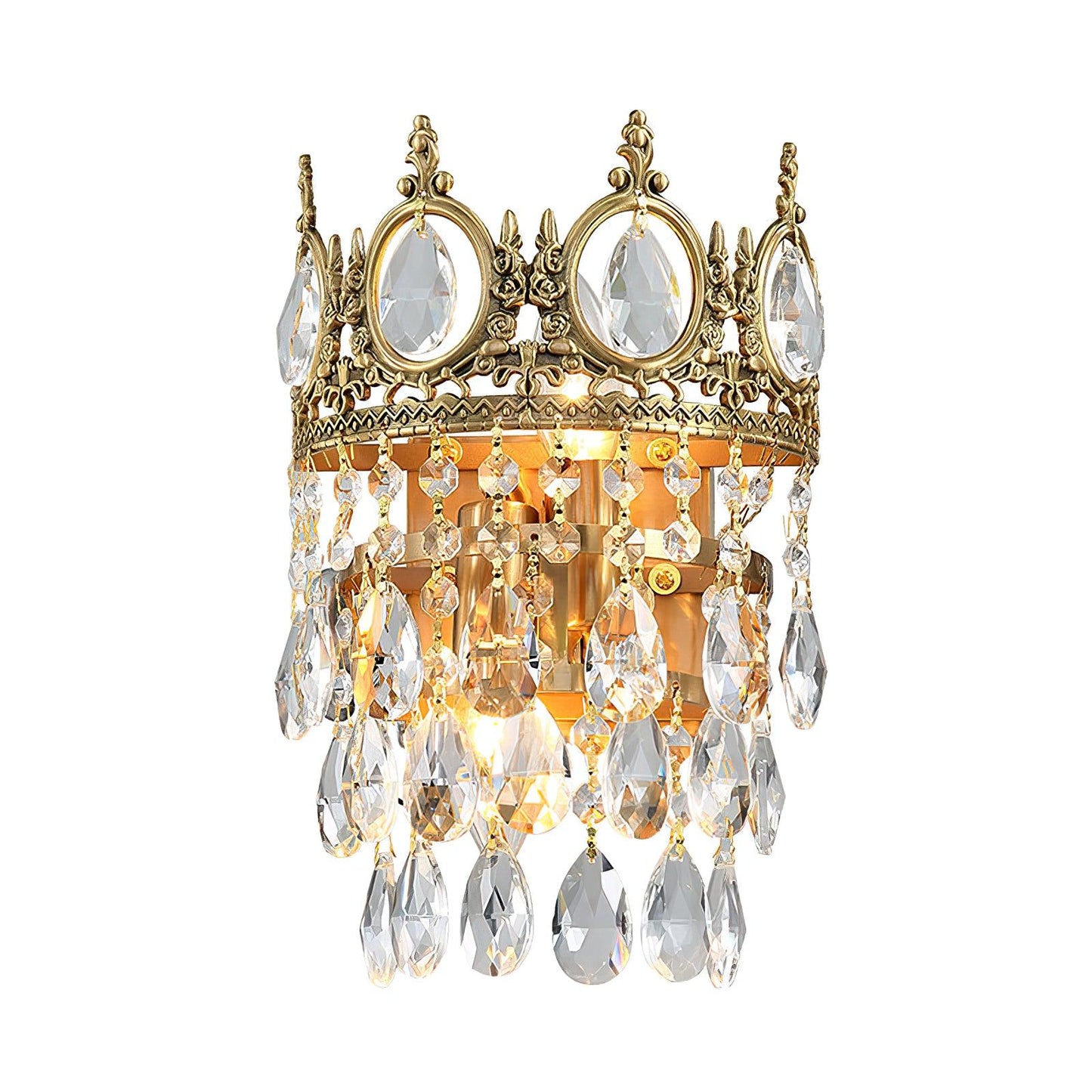 Vintage Crystal Wall Lamp Sconce LED Indoor Lighting