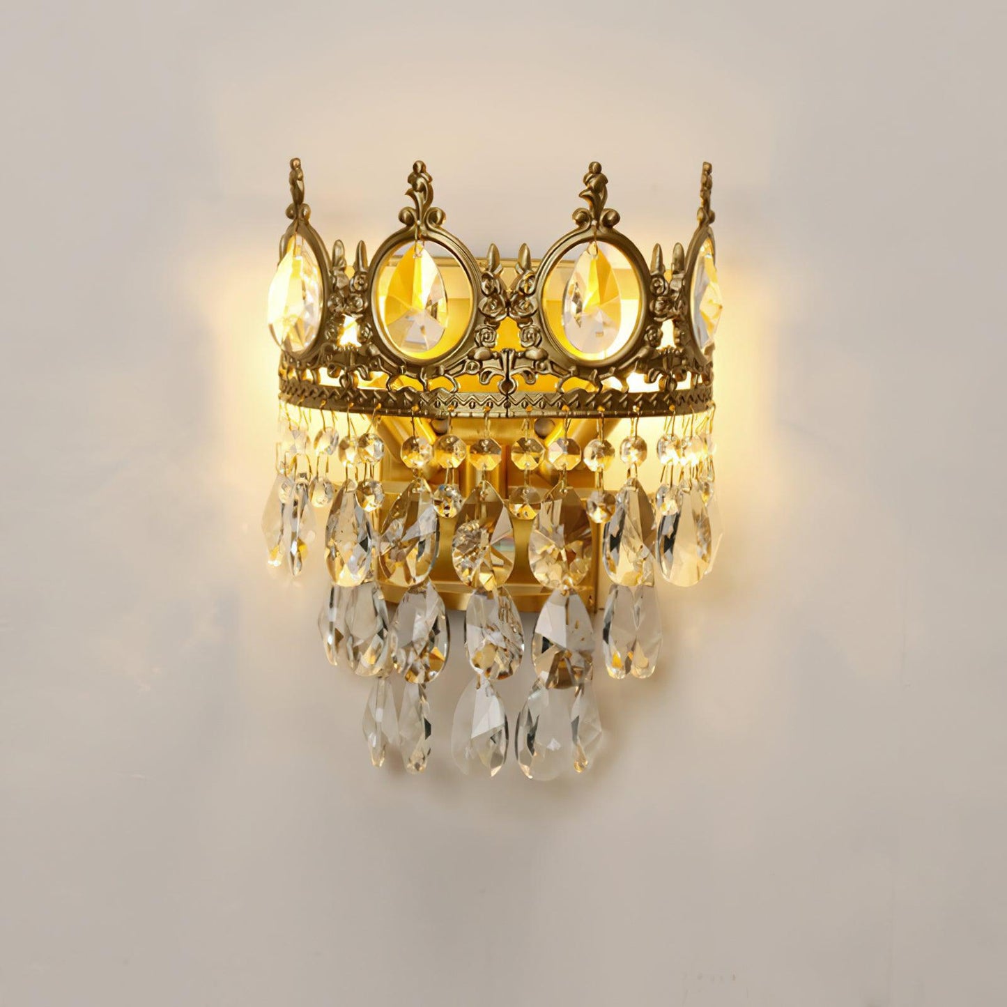 Vintage Crystal Wall Lamp Sconce LED Indoor Lighting