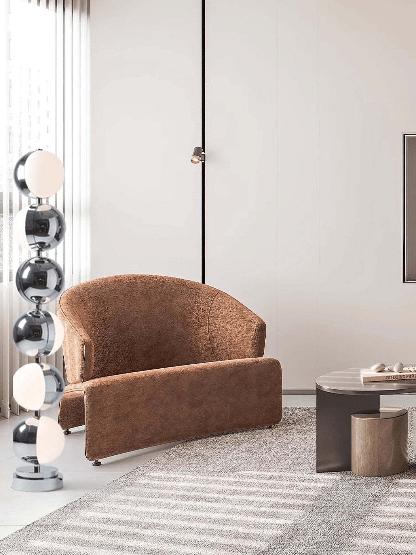 Vloer Floor Lamp LED Chrome Modern Indoor Lighting