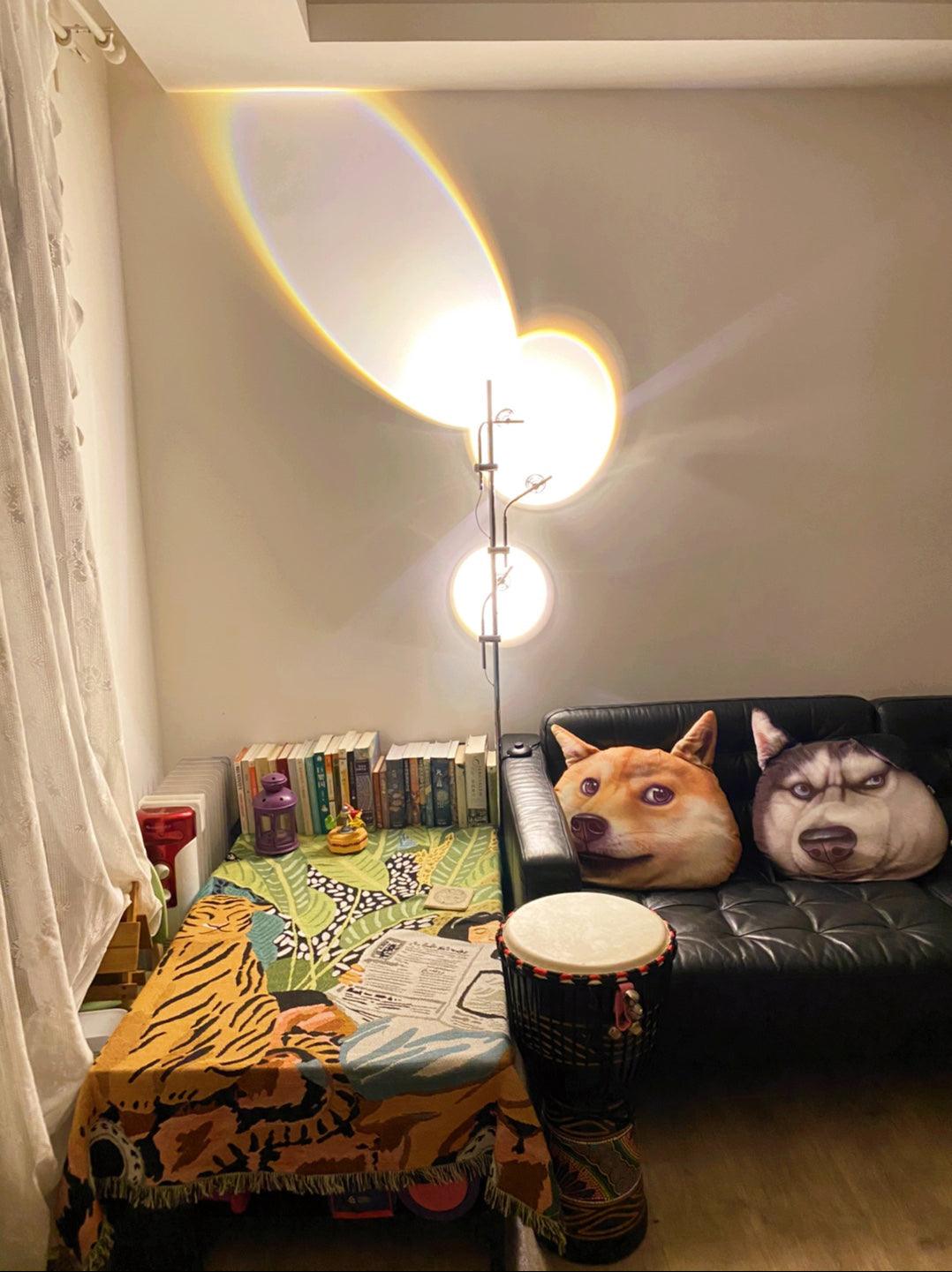 Wa Wa Floor Lamp with Integrated LED - Indoor Lighting Fixture
