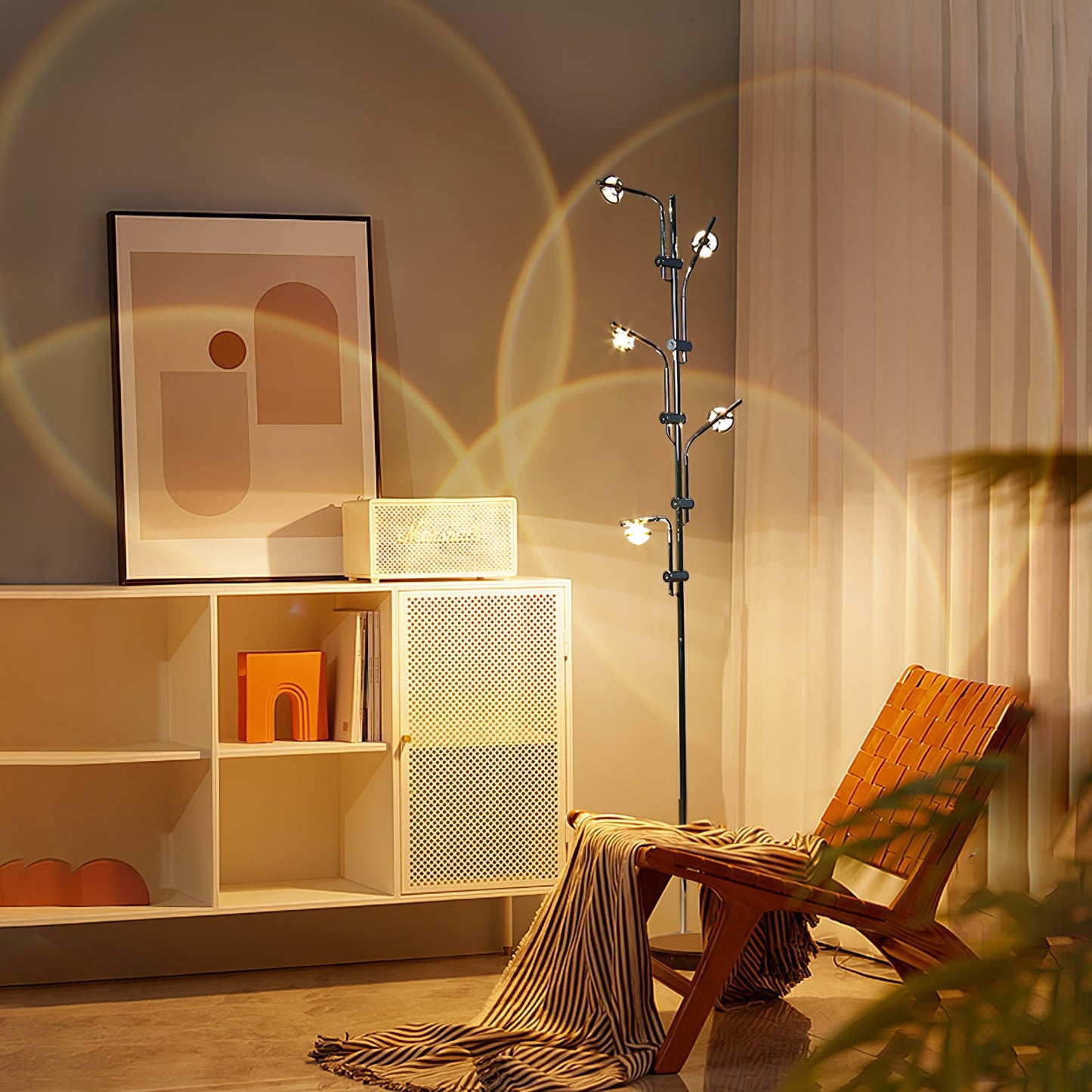 Wa Wa Floor Lamp with Integrated LED - Indoor Lighting Fixture