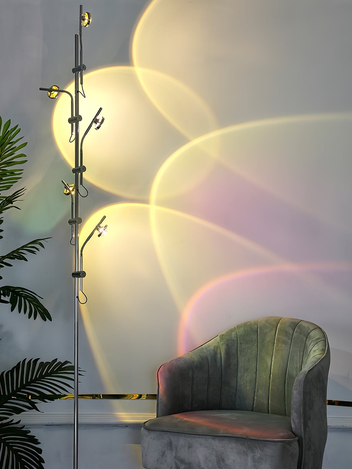 Wa Wa Floor Lamp with Integrated LED - Indoor Lighting Fixture