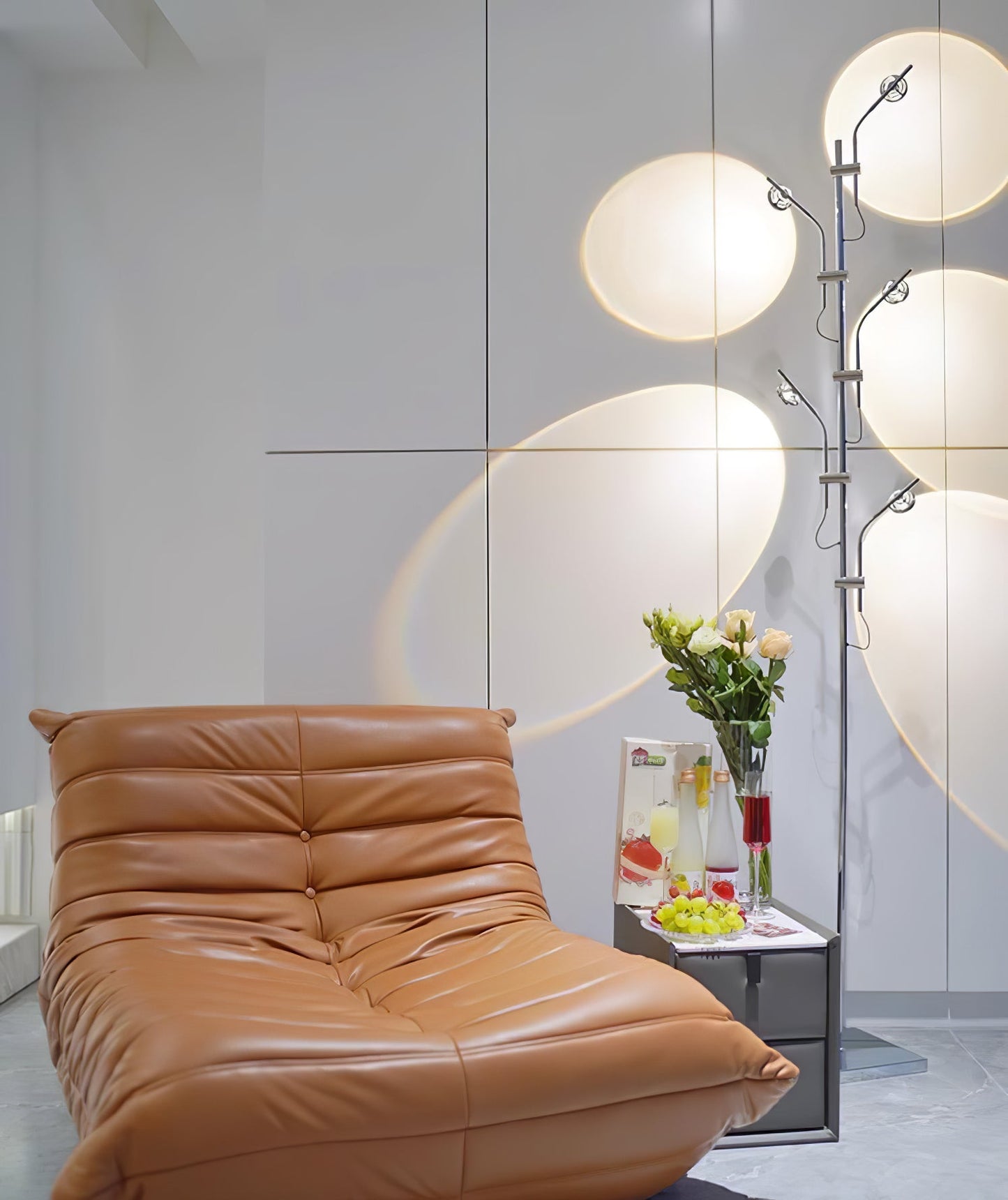 Wa Wa Floor Lamp with Integrated LED - Indoor Lighting Fixture