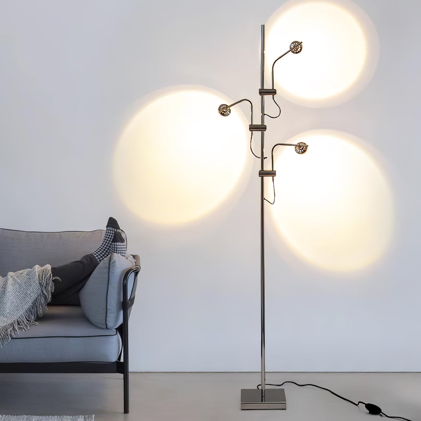 Wa Wa Floor Lamp with Integrated LED - Indoor Lighting Fixture