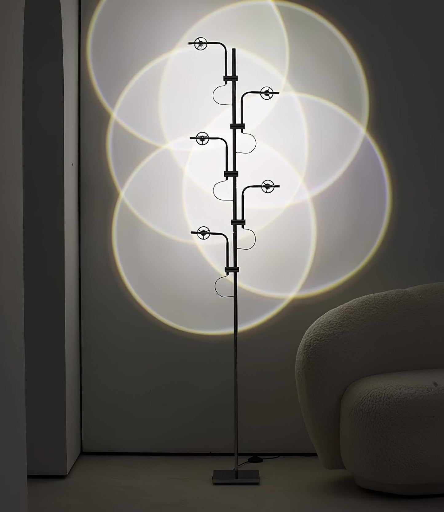 Wa Wa Floor Lamp with Integrated LED - Indoor Lighting Fixture