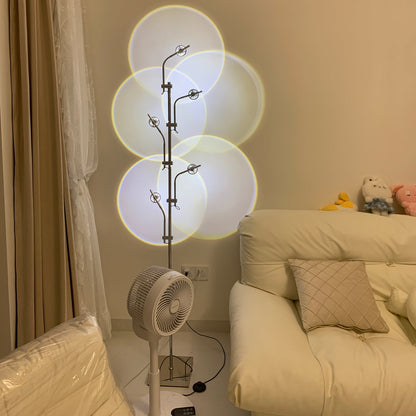 Wa Wa Floor Lamp with Integrated LED - Indoor Lighting Fixture
