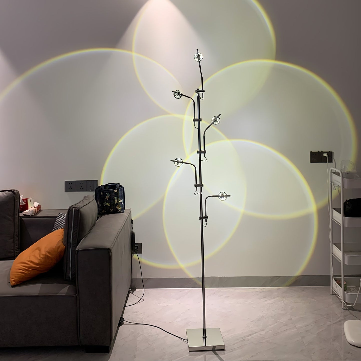 Wa Wa Floor Lamp with Integrated LED - Indoor Lighting Fixture