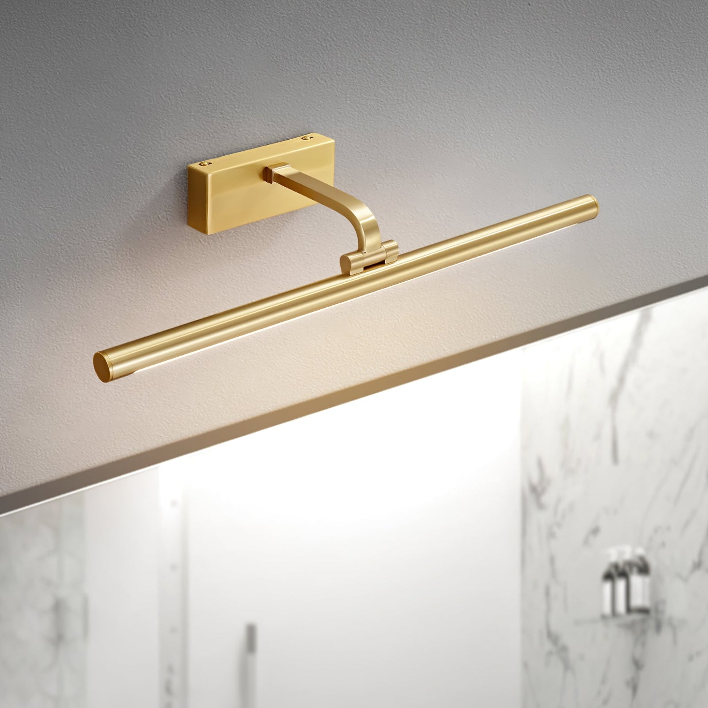 Walnut Color Linear LED Wall Light - Eco-Friendly Illumination