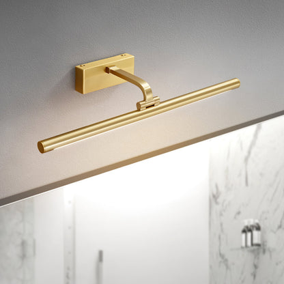 Walnut Color Linear LED Wall Light - Eco-Friendly Illumination