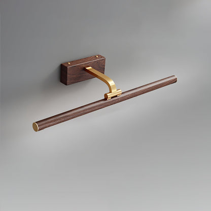 Walnut Color Linear LED Wall Light - Eco-Friendly Illumination
