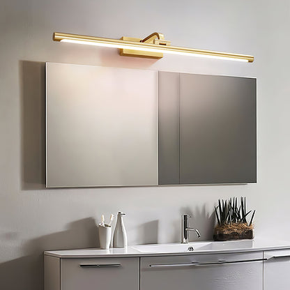 Walnut Color Linear LED Wall Light - Eco-Friendly Illumination