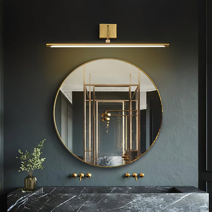 Walnut Color Linear LED Wall Light - Eco-Friendly Illumination
