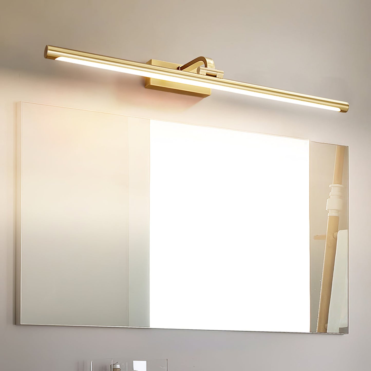 Walnut Color Linear LED Wall Light - Eco-Friendly Illumination