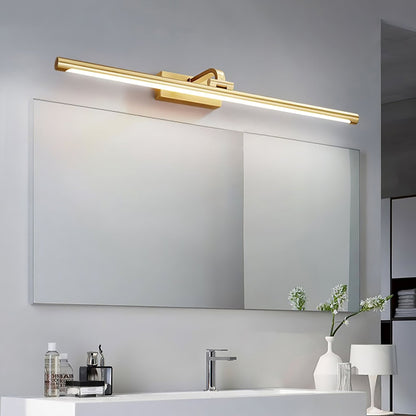Walnut Color Linear LED Wall Light - Eco-Friendly Illumination