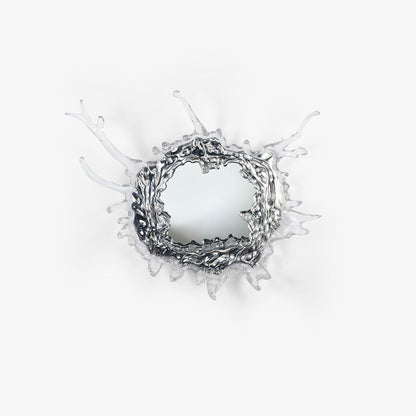 Water Drop Mirror Wall Lamp with Integrated LED Lighting