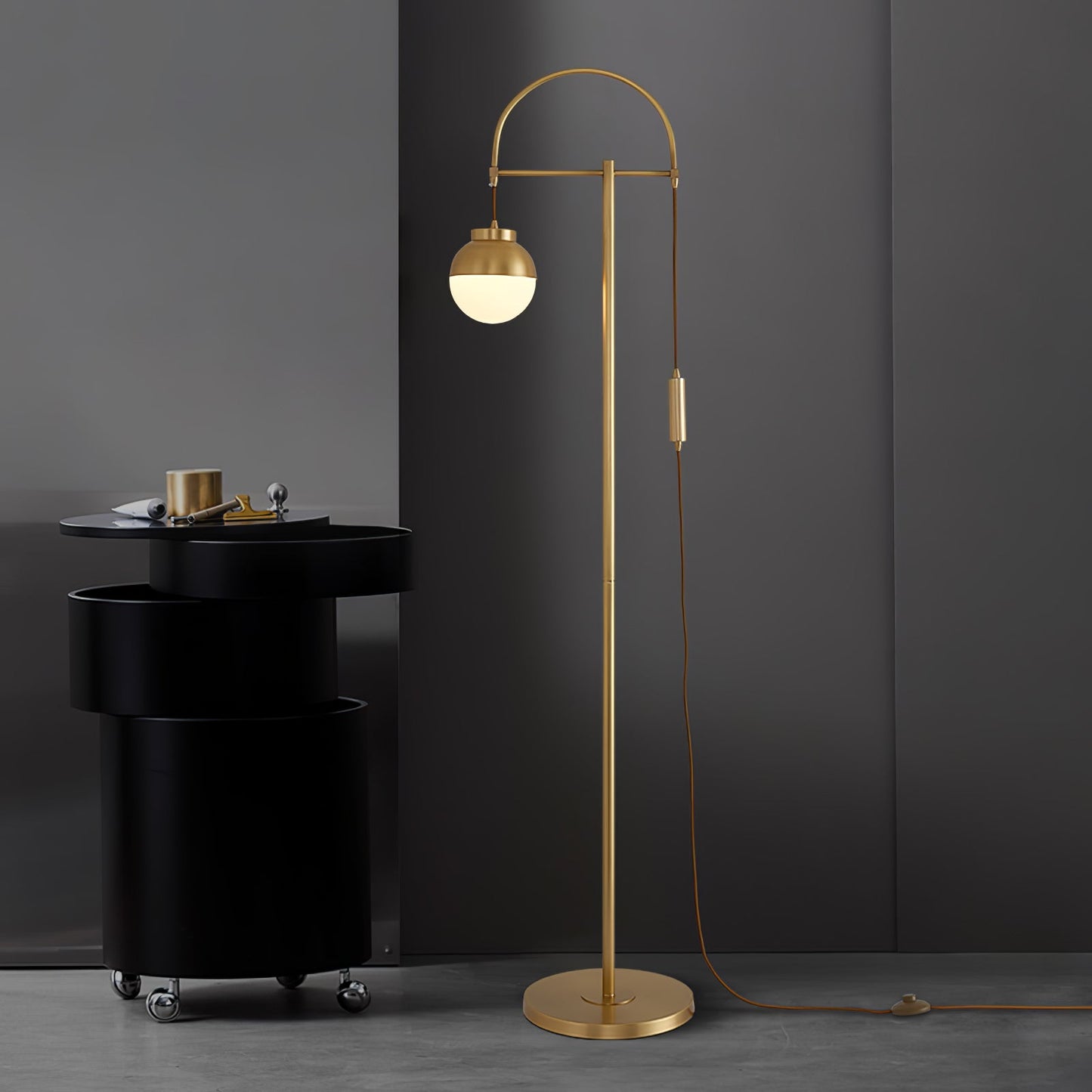 Waterloo Floor Lamp - Modern Arc Design LED Lighting