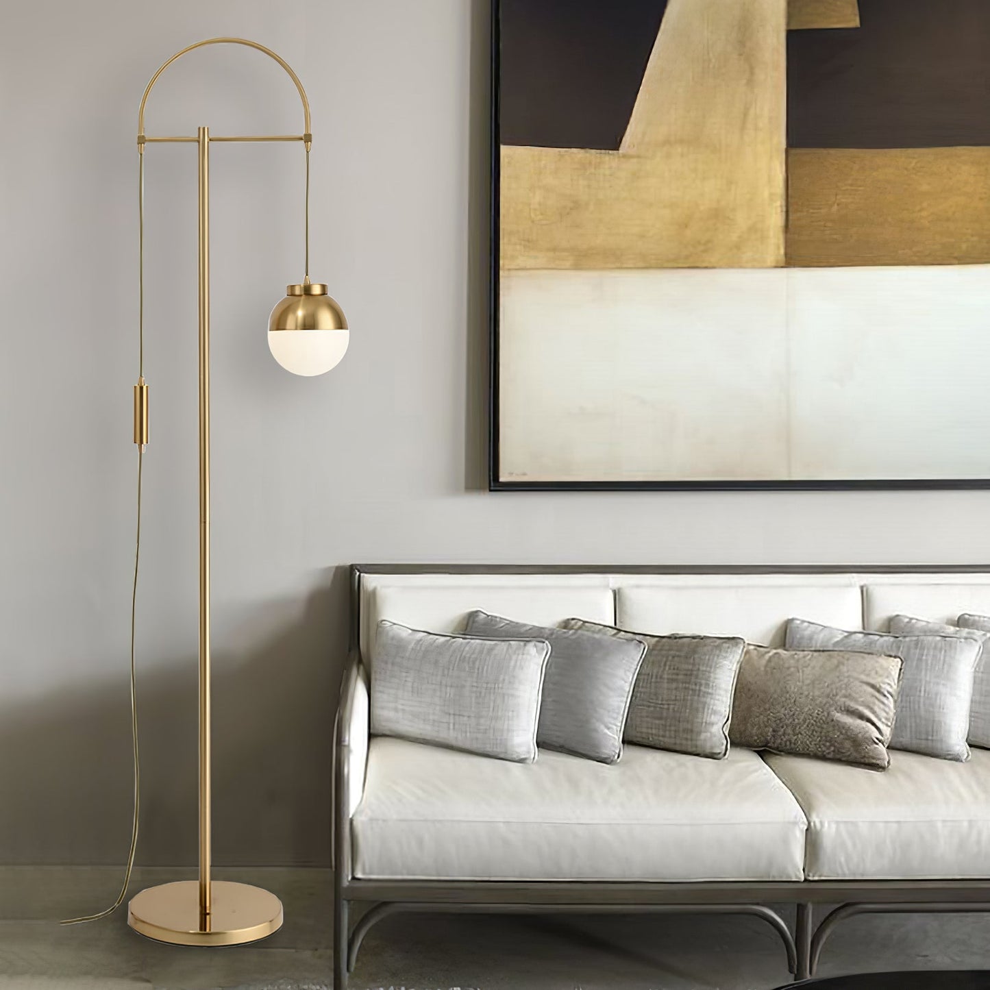 Waterloo Floor Lamp - Modern Arc Design LED Lighting