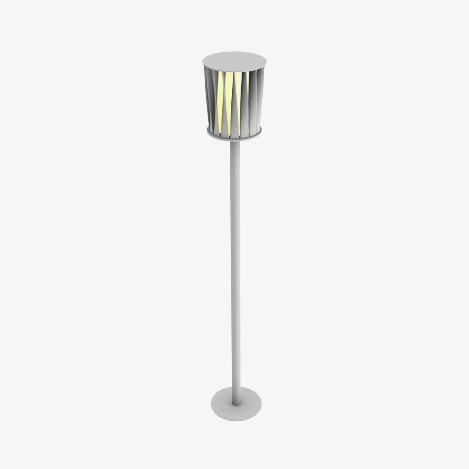 White Column Outdoor Light LED Waterproof Garden Lantern