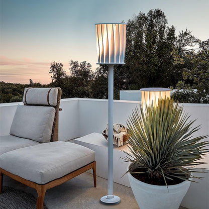 White Column Outdoor Light LED Waterproof Garden Lantern