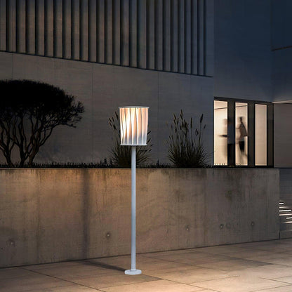 White Column Outdoor Light LED Waterproof Garden Lantern