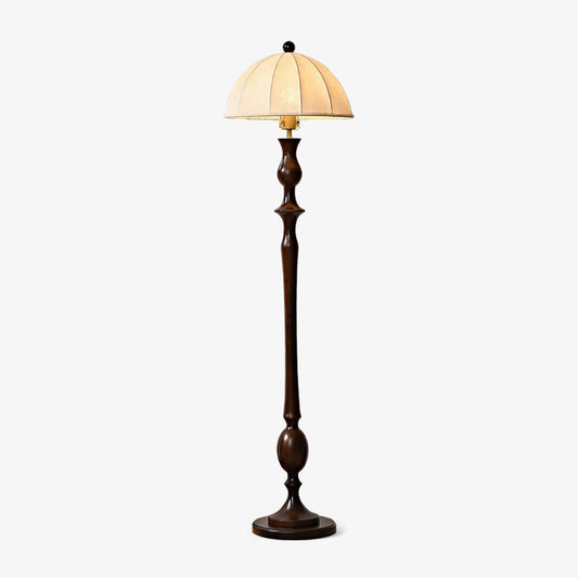 Windsor Vintage Floor Lamp with LED Shade - Classic Design