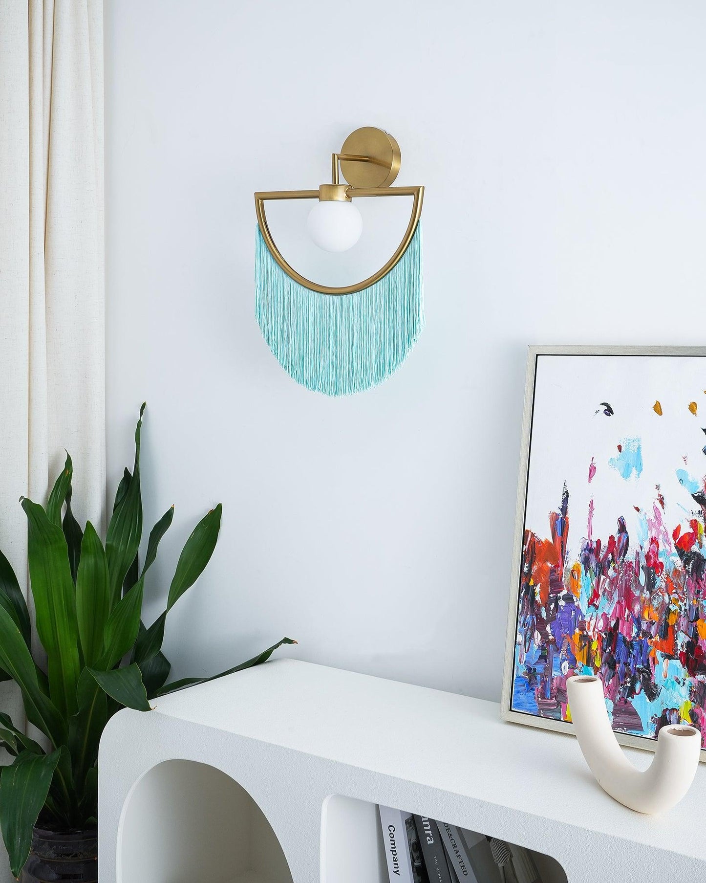 Wink Tassel Cute Wall Lamp - Retro Bohemian LED Light