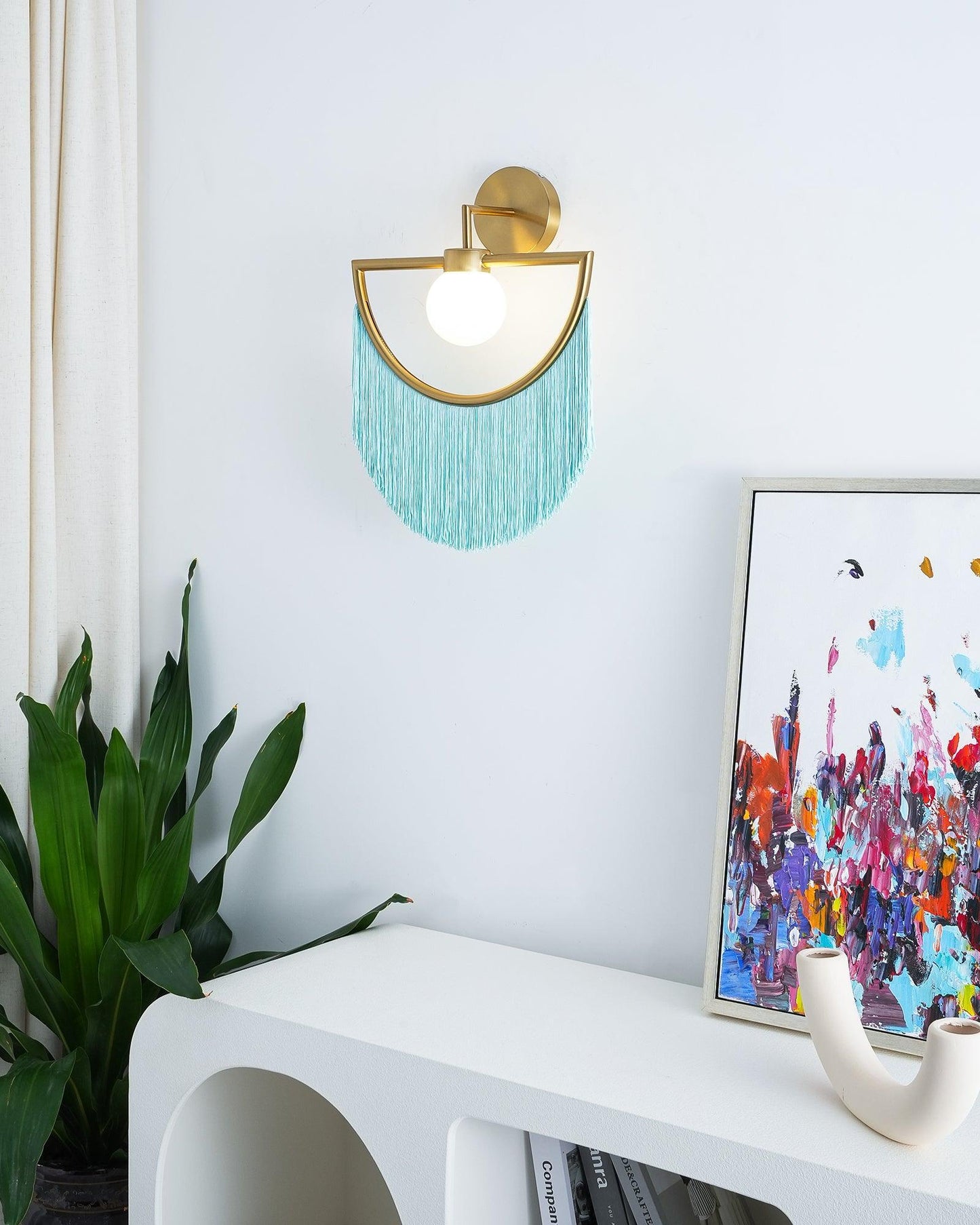 Wink Tassel Cute Wall Lamp - Retro Bohemian LED Light