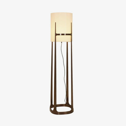 X+L 04 Floor Lamp LED Iron Fabric Indoor Brushed Bronze