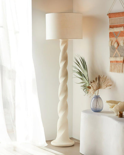 Yisi North Tower Floor Lamp with LED Shade - Indoor Lighting