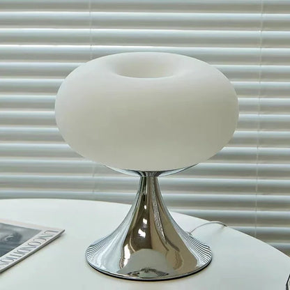 Vintage Apple Glass Table Lamp – Bauhaus-Inspired Elegance