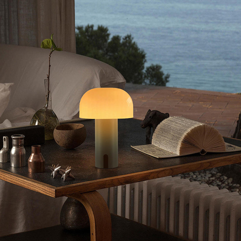 Elegant European Mushroom Table Lamp – Wireless Touch Control