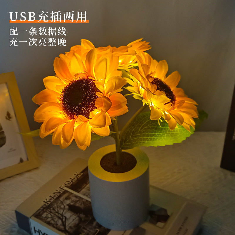 Frendorf Sunflower Lamp LED Flower Decorative Light