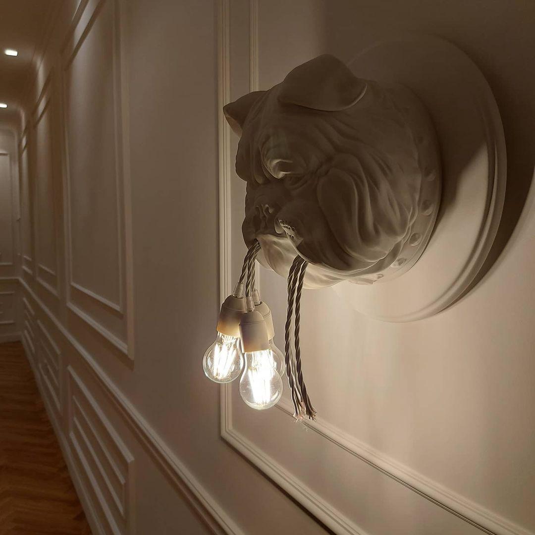 Amsterdam Wall Lamp - Indoor LED Bulldog Sconce Light