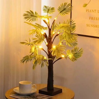 Frendorf LED Palm Leaf Lights Warm White Battery Operated