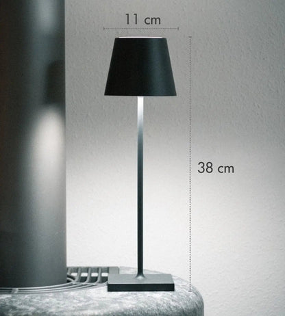 Wireless LED Lamp with USB Charging - Dimmable Modern Design
