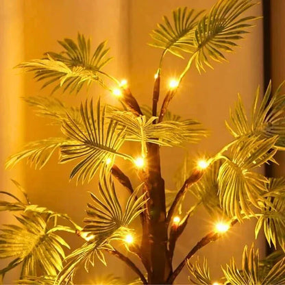 Frendorf LED Palm Leaf Lights Warm White Battery Operated