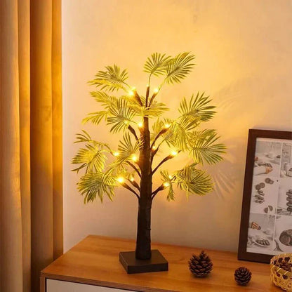 Frendorf LED Palm Leaf Lights Warm White Battery Operated