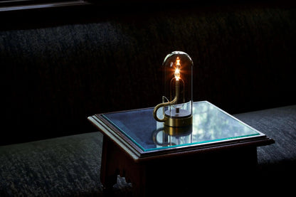 Cordless Candle Table Lamp - Modern Ambient Lighting with Water-Resistant Design