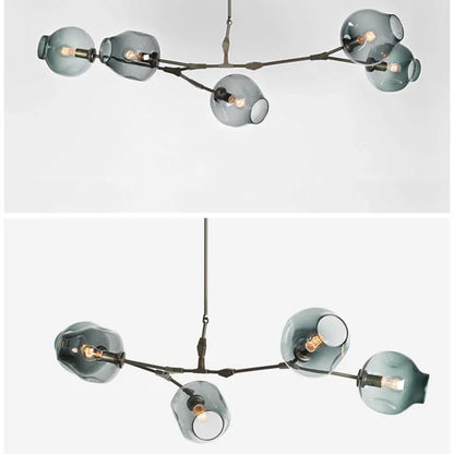 Bifurcation Bubble Glass Sputnik Chandelier - Modern Pendant