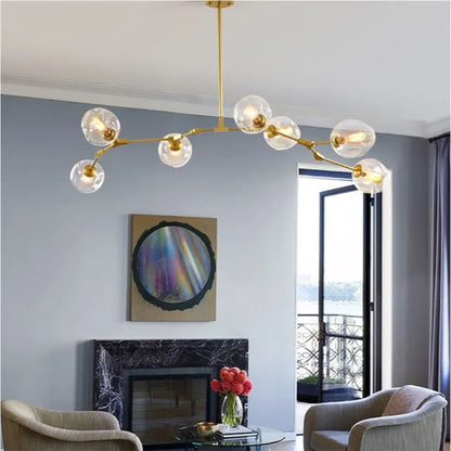 Bifurcation Bubble Glass Sputnik Chandelier - Modern Pendant