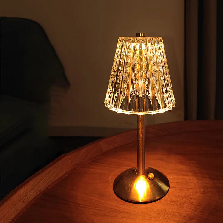 Elegant Modern Table Lamp – Dimmable LED, USB Rechargeable