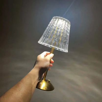 Elegant Modern Table Lamp – Dimmable LED, USB Rechargeable