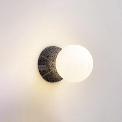 Origo Wall Lamp - LED Indoor Concrete and Glass Light