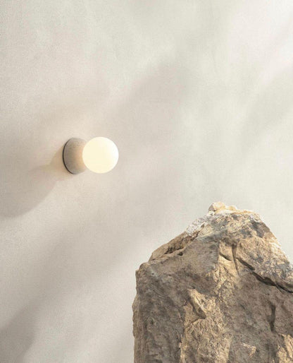 Origo Wall Lamp - LED Indoor Concrete and Glass Light