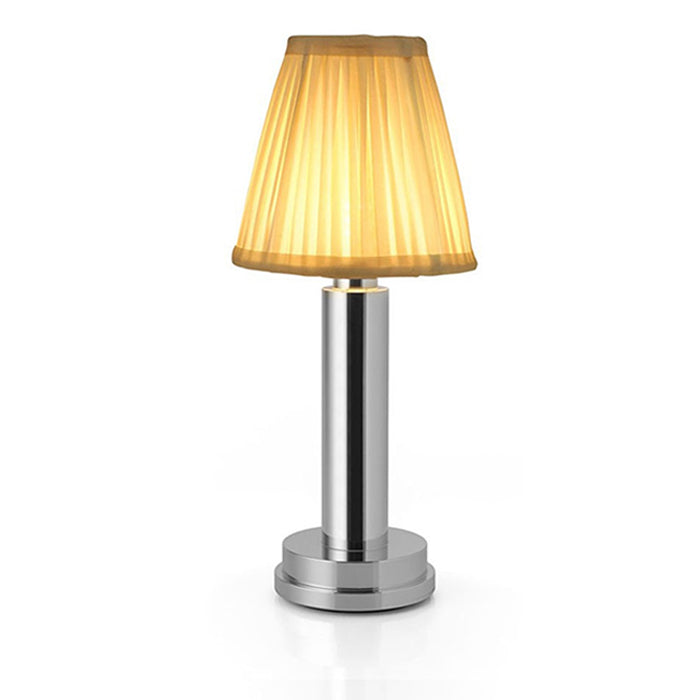 Lumia Cordless Fabric Table Lamp – Rechargeable, Dimmable, and Elegant