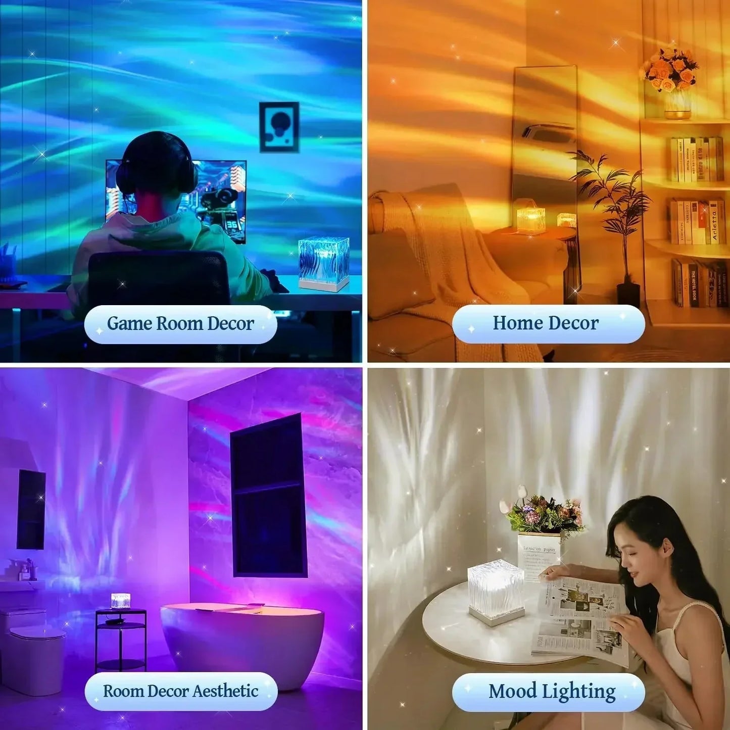 Dynamic Aurora Light Projector Lamp - LED Night Light