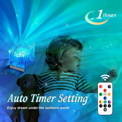 Dynamic Aurora Light Projector Lamp - LED Night Light