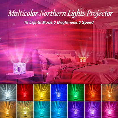 Dynamic Aurora Light Projector Lamp - LED Night Light